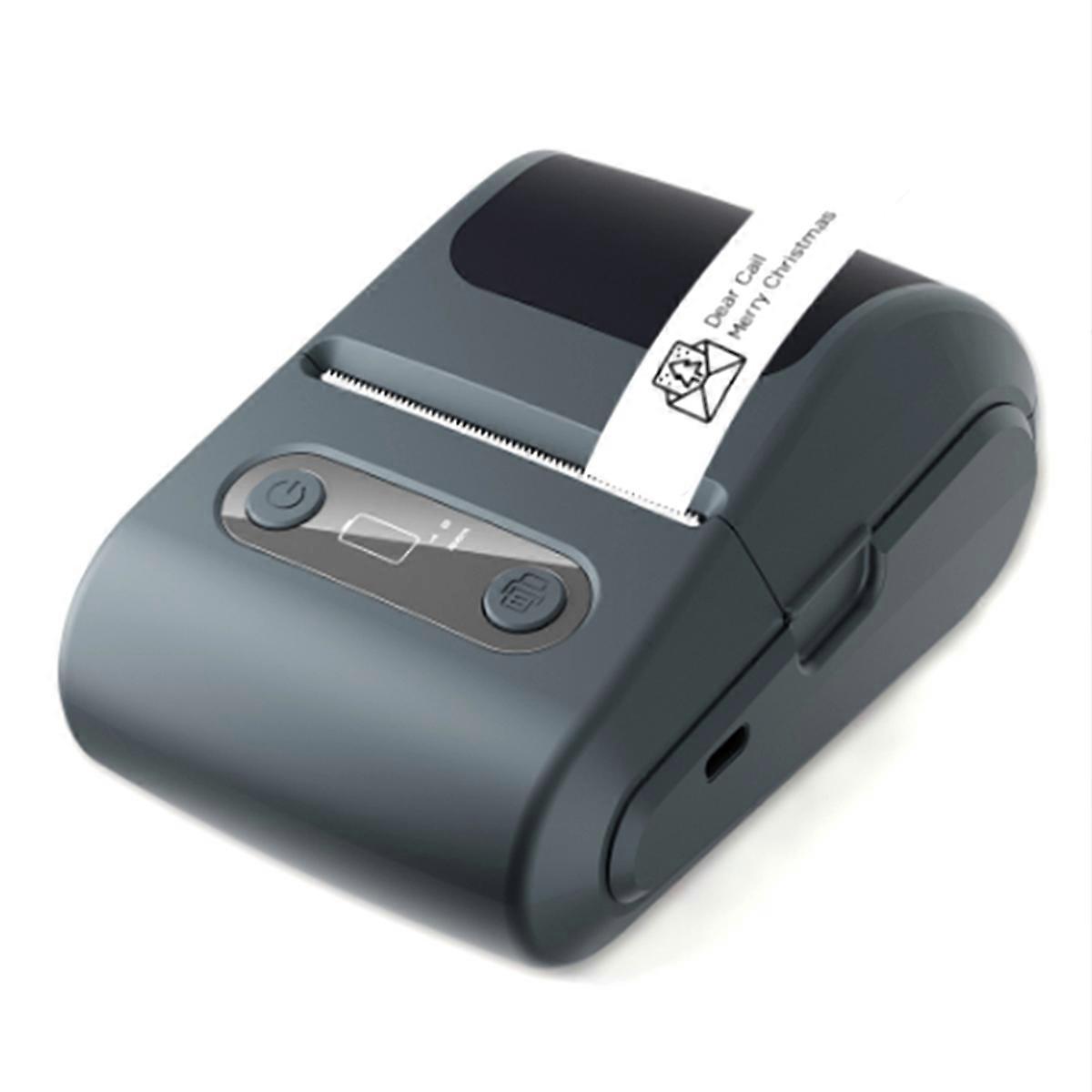 Mini Label Thermal Printer Portable Self-Adhesive Bluetooth Maker Machine for Round UV Tag Stickers