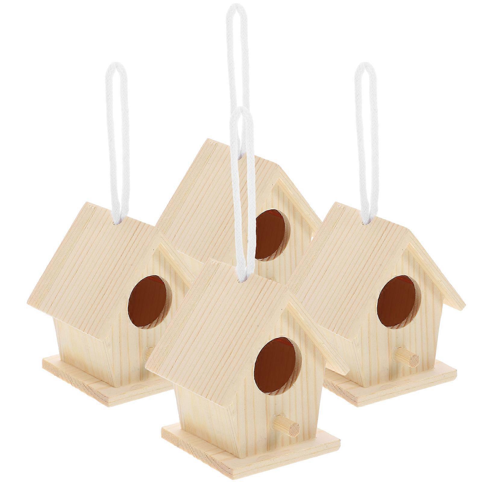 Artificial Birds House Decorative Bird Nest for Gardening 2Pcs