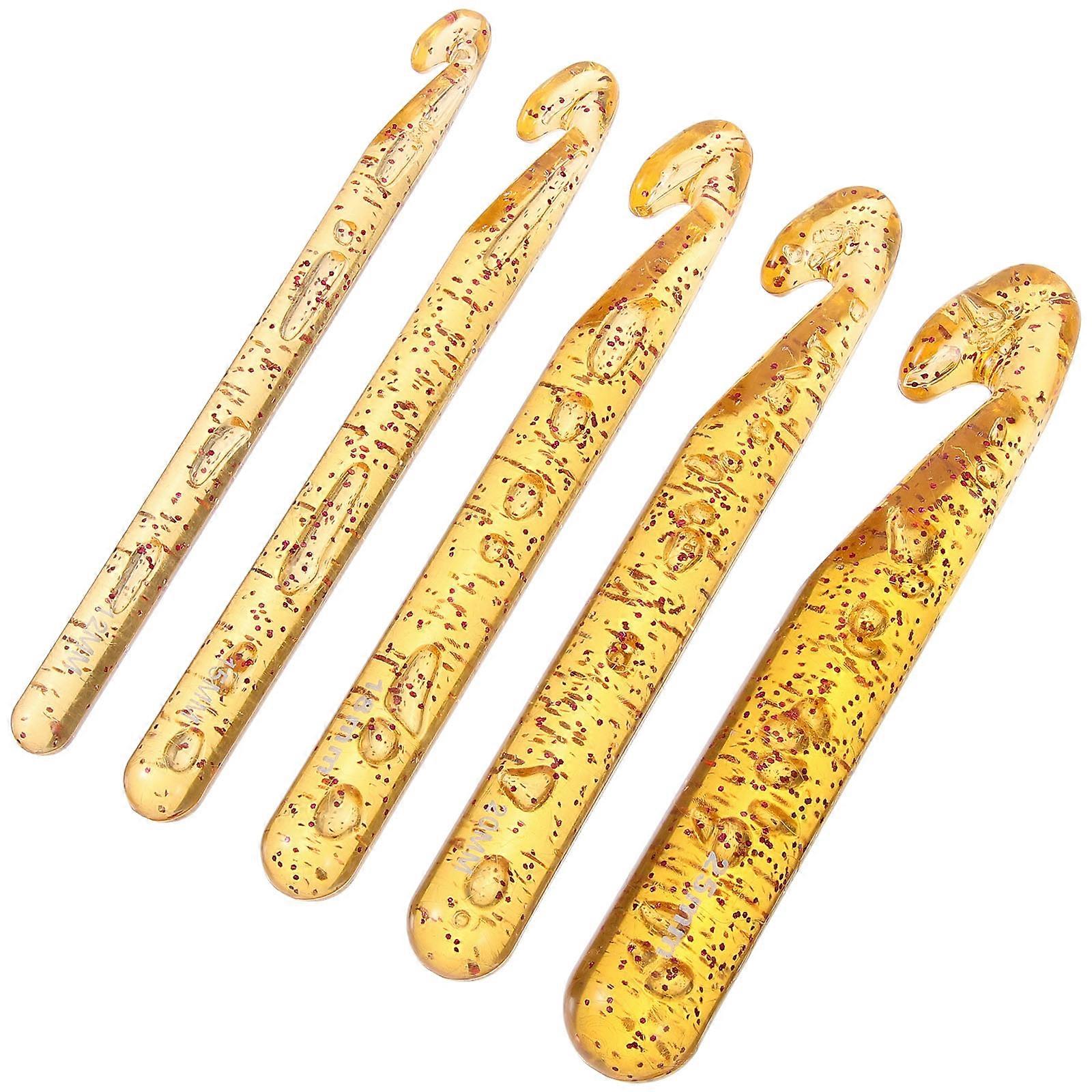 Yarn Crochet Hooks Plastic Knitting Crochet Hooks for 15Pcs Kit