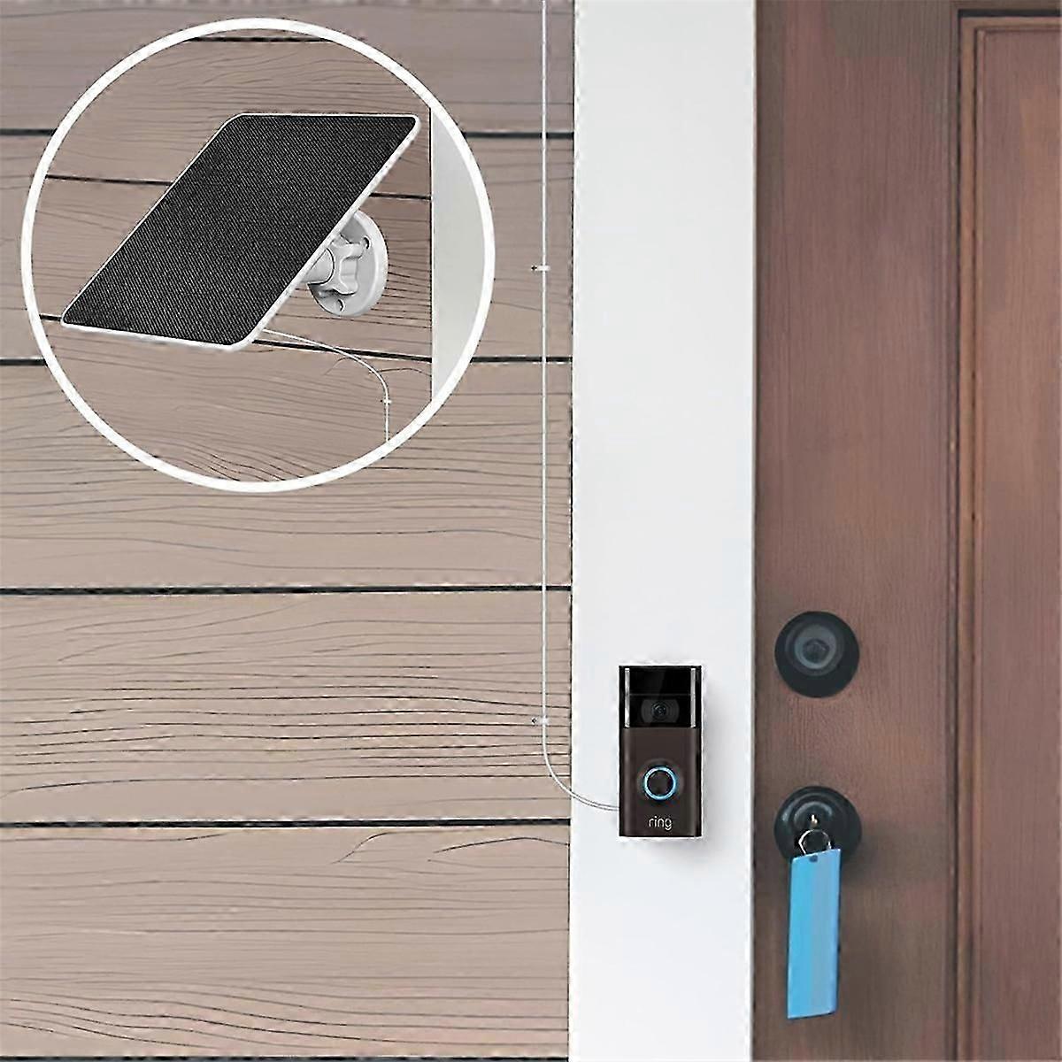 Solar Panel suitable for Ring Doorbell, 5W Solar Panel