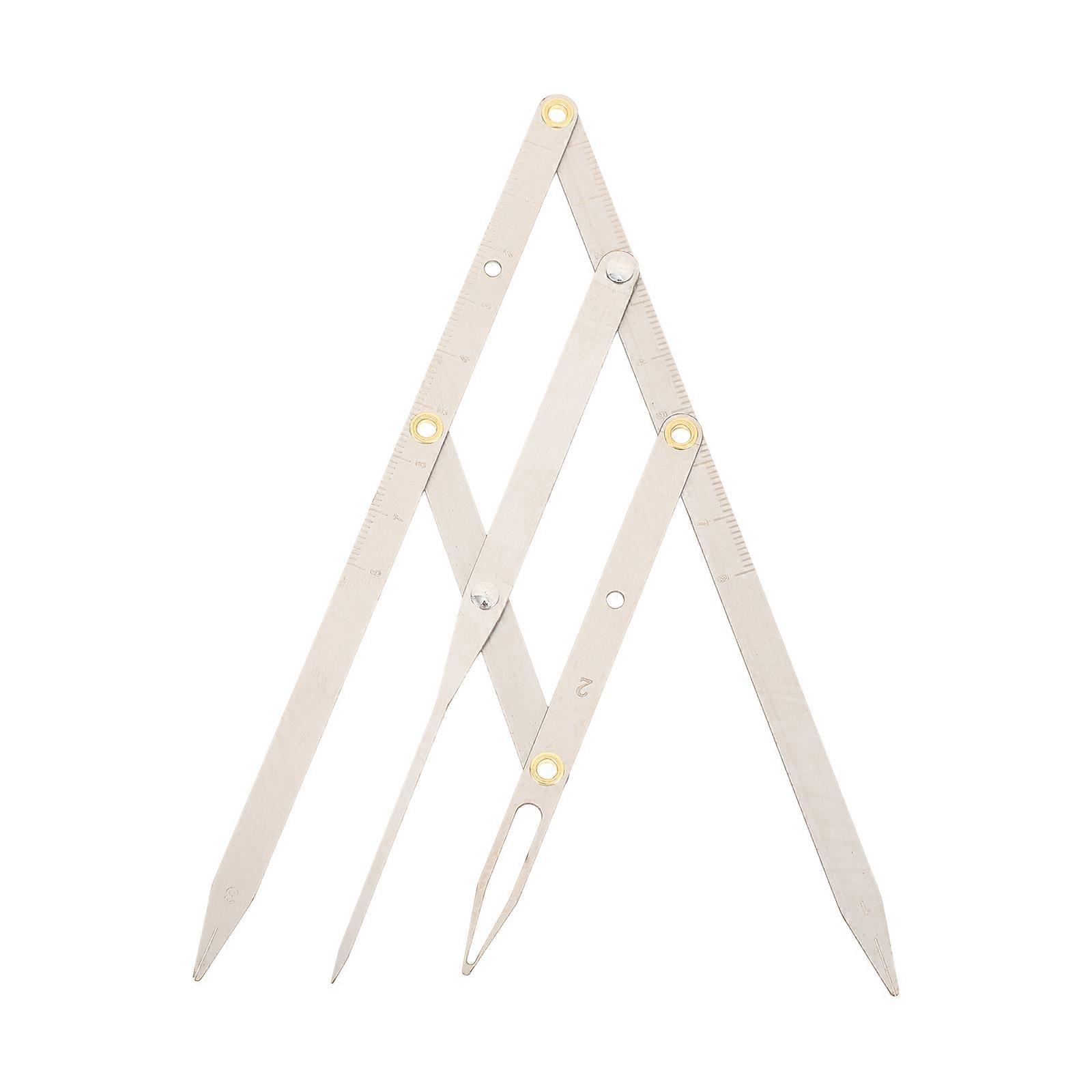 Stainless Steel Golden Ratio Eyebrow Ruler for Measuring 3Pcs Sliding Tool