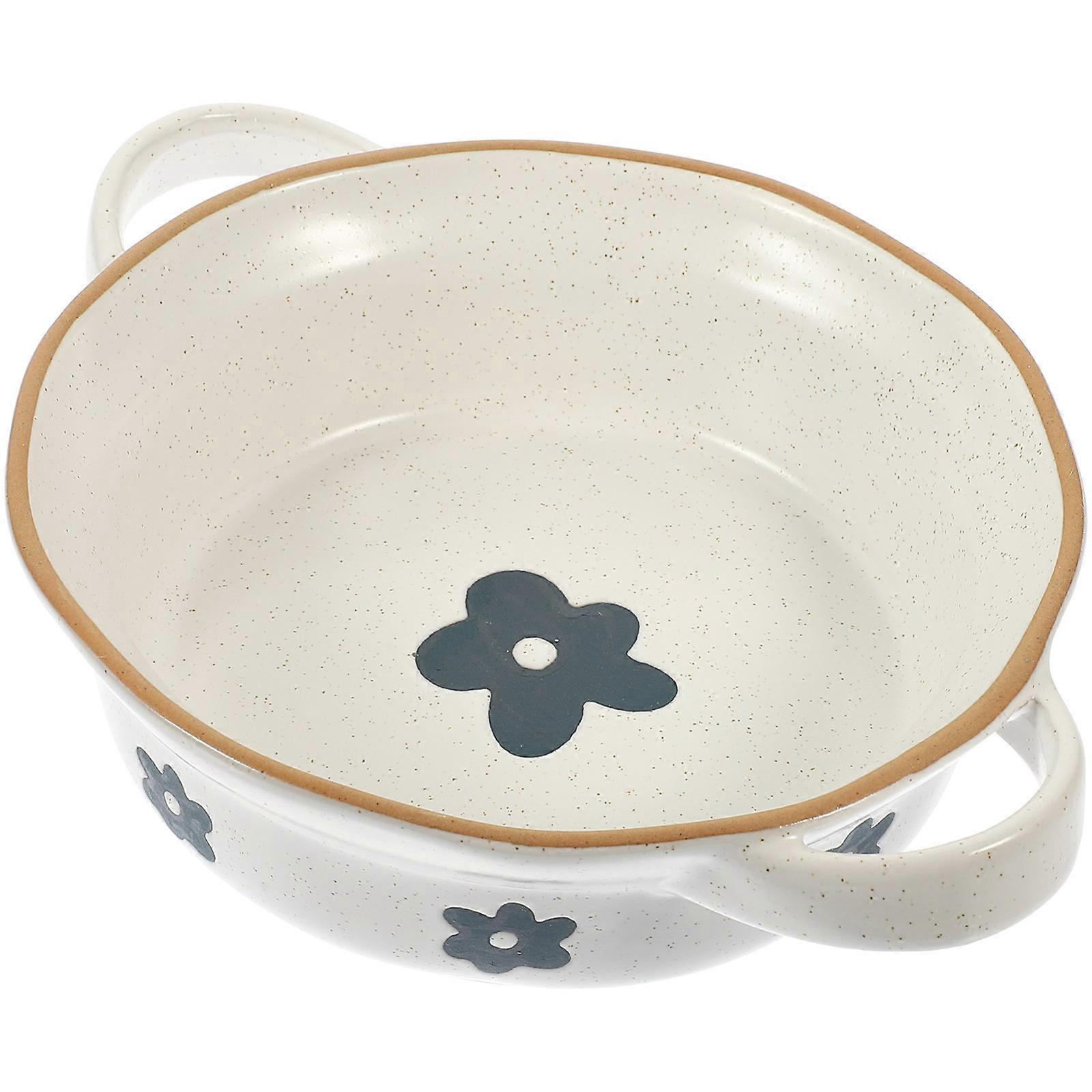 Multi-Purpose Japanese Style Ceramic Food Bowl Designed for Home Use in White Ideal for Soup and Salad Serving 3Pcs