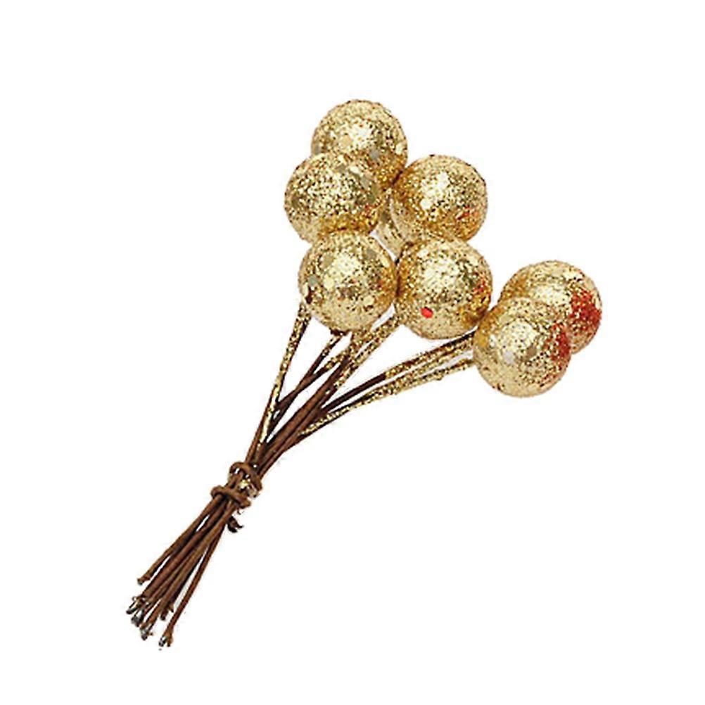 Simulation Berries Mini Artificial Xmas Branch for Decoration 50Pcs