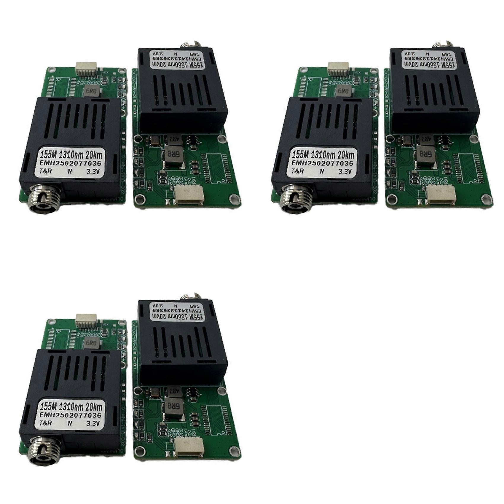 6X TTL Optical Transceiver Module Optical Terminal Equipment Drone-Specific ZED-F9P UM980 UM982 Ground+Air