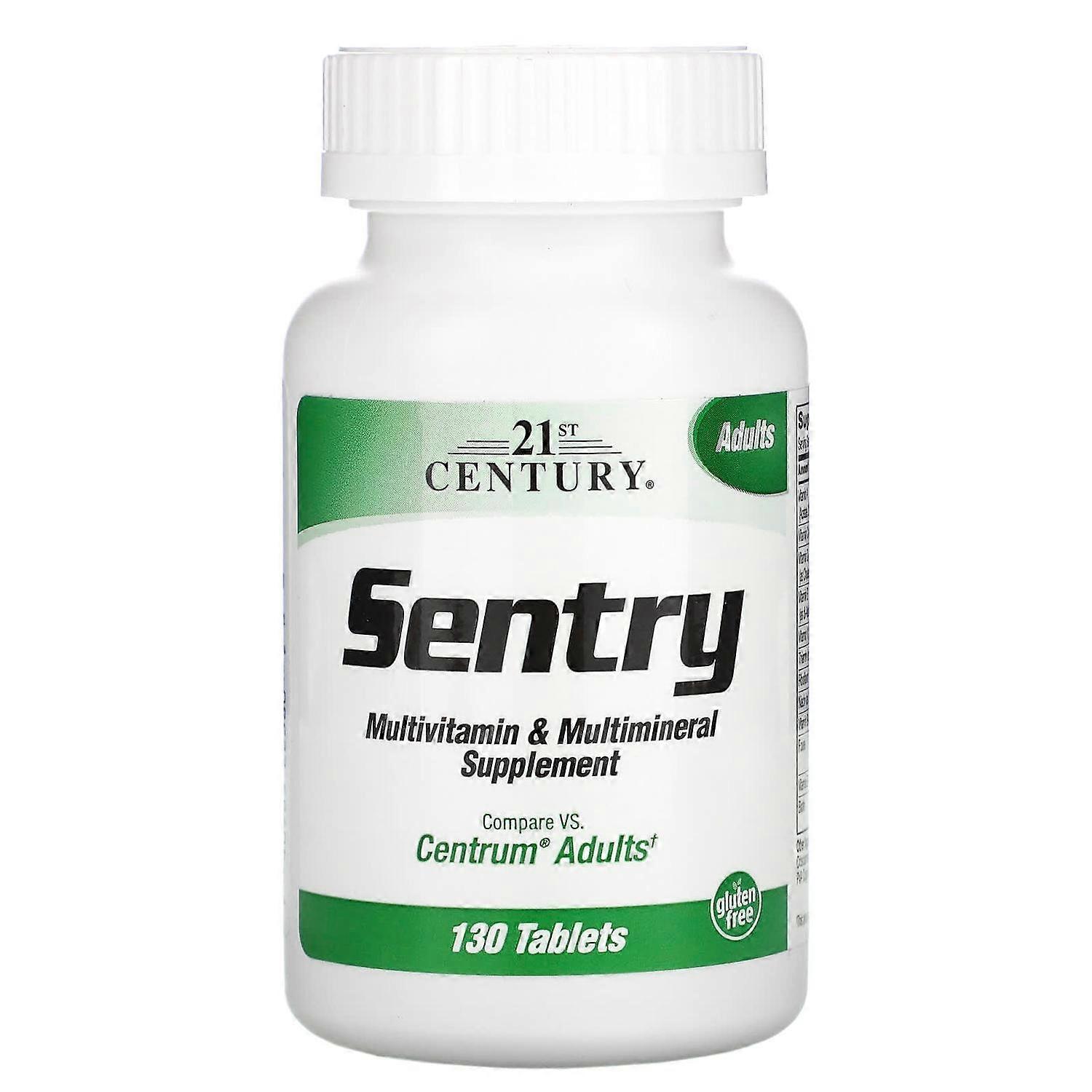 21st Century, Sentry, Erwachsene Multivitamin & Multimineral Supplement, 130 Tabletten