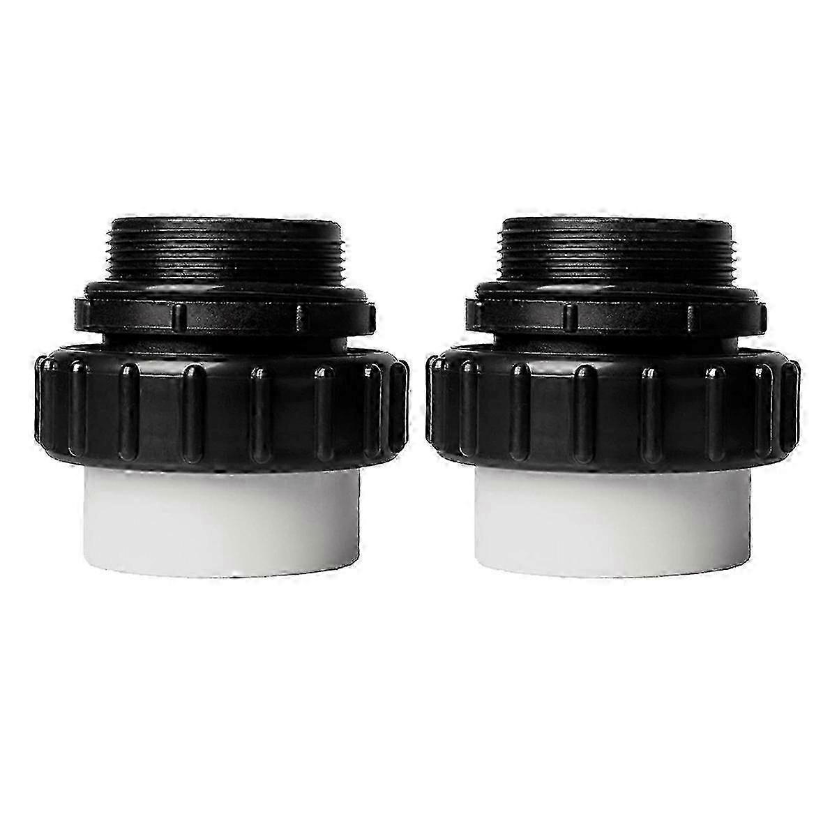 2Pcs 2inch MIP X 2inch Hi-Temp Unions for Pentair Whisperflo and for Intelliflo 21063-200-000 Pool P Edition 0709
