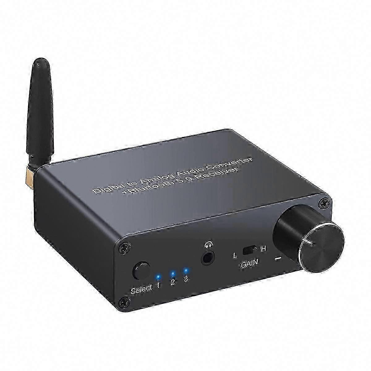 192k DAC with Headphone Amp, Digital to Analog o Converter, 3.5mm Adapter