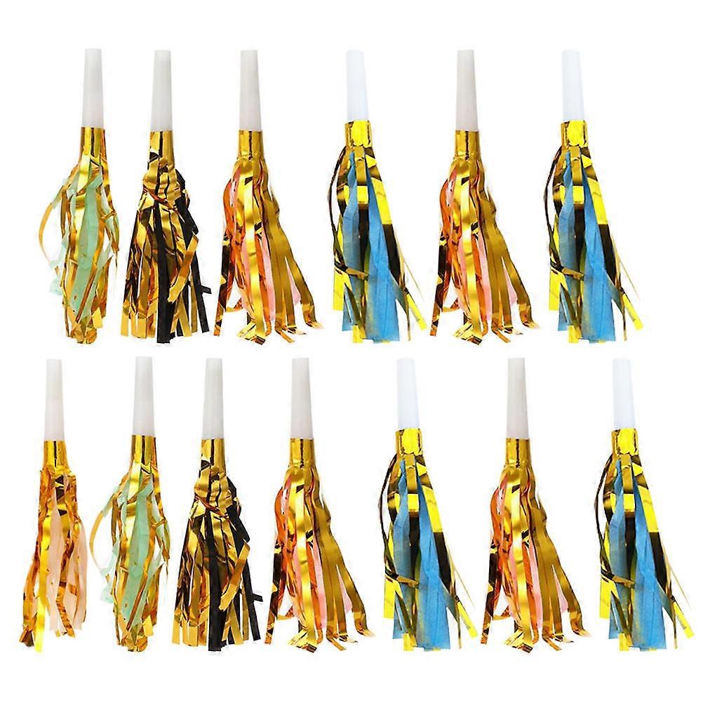 Musical Blowouts Horns 30 Pcs For Any Festive Occasion Assorted Color Sound Production Noisemakers