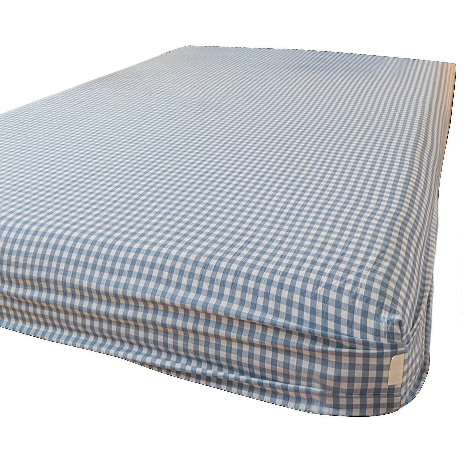 25-26 Lattice Double Bed Sheet Non Slip Fixed Bedspread Full Cover Mattress Protection Bedspread PUW5091