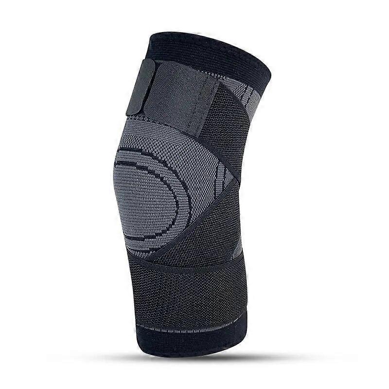 Knee Compressions Sleeve with Adjustable Straps for Running Working Out and Sports Wearing All Day