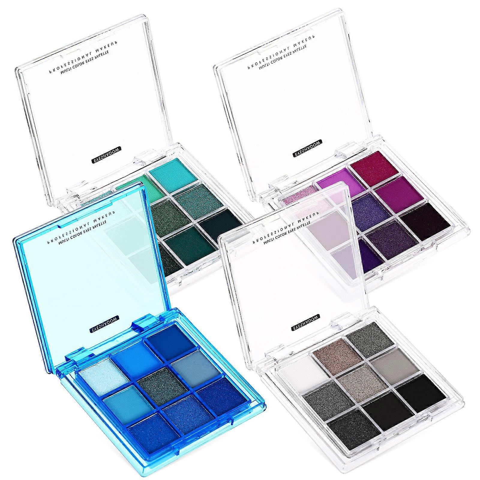 Colorful Eyeshadow Palette Makeup Palette for Makeup Use 4Pcs Set