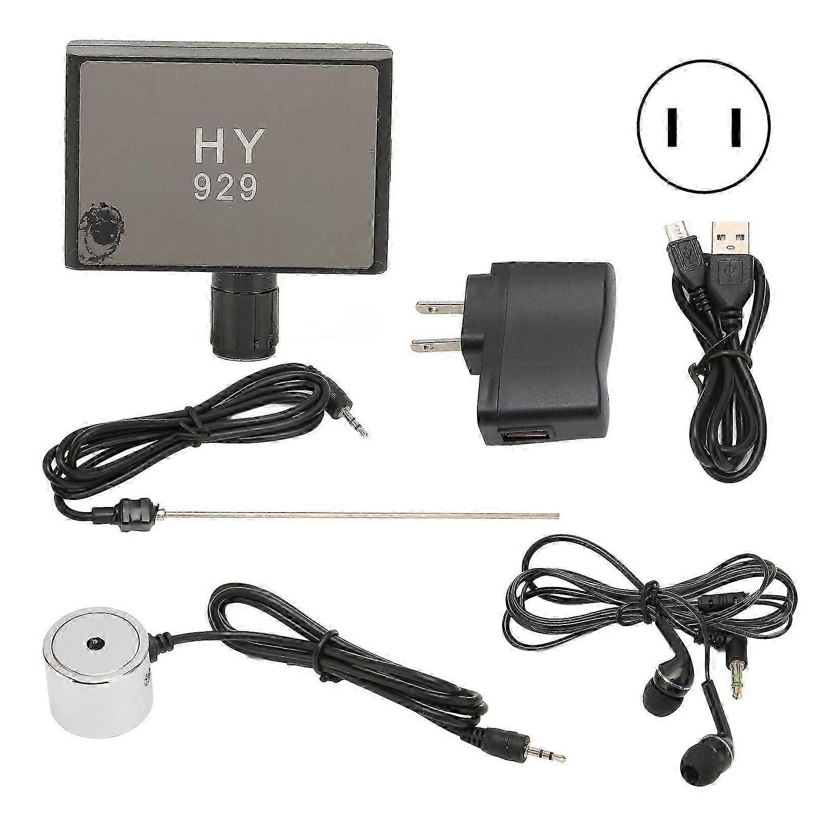 25-26 Water Leakage Detector Professional High Strength Dual Probes Water Pipeline Detection Tool for Household 100240V US Plug