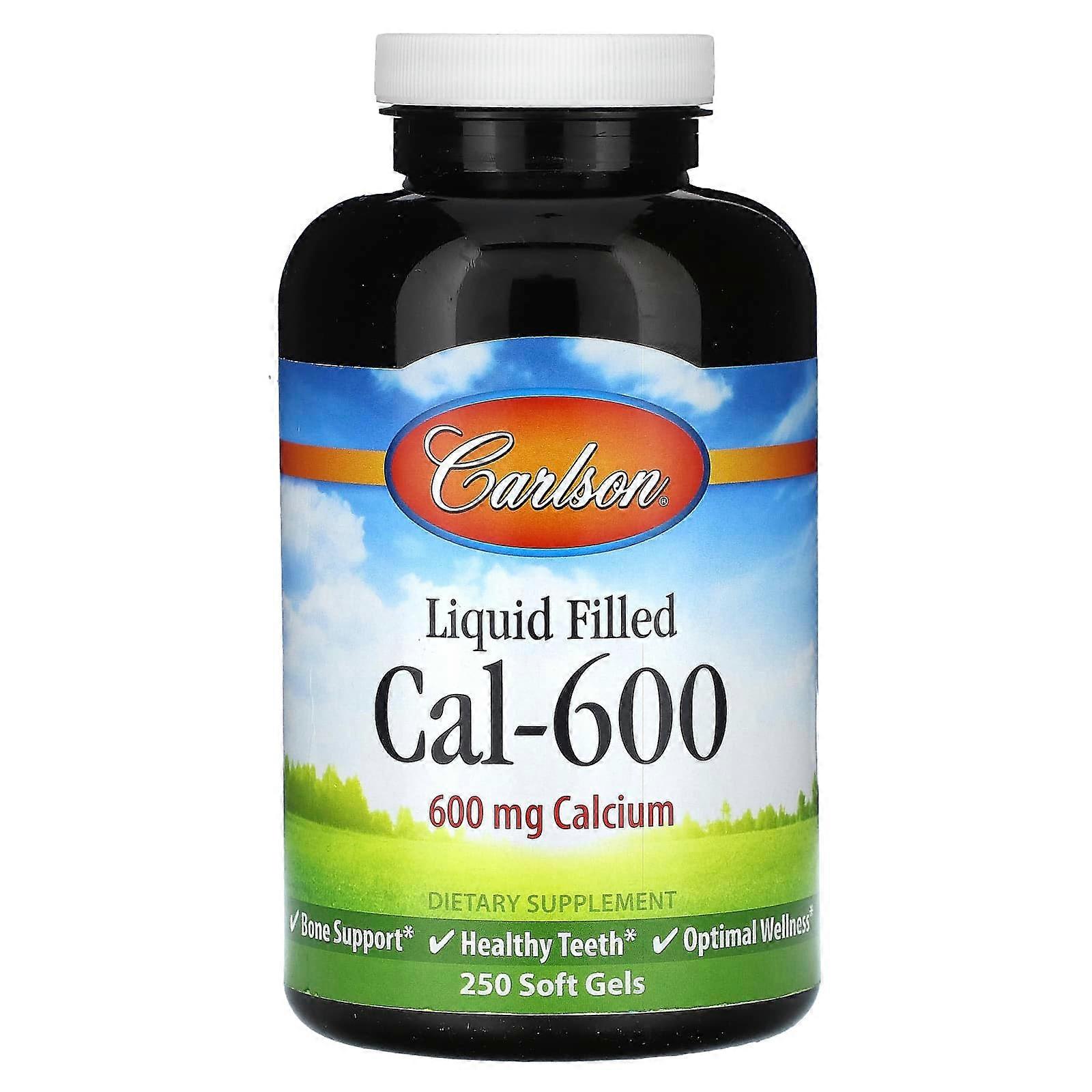 Liquid Filled Cal-600, 600 mg, 250 Soft Gels