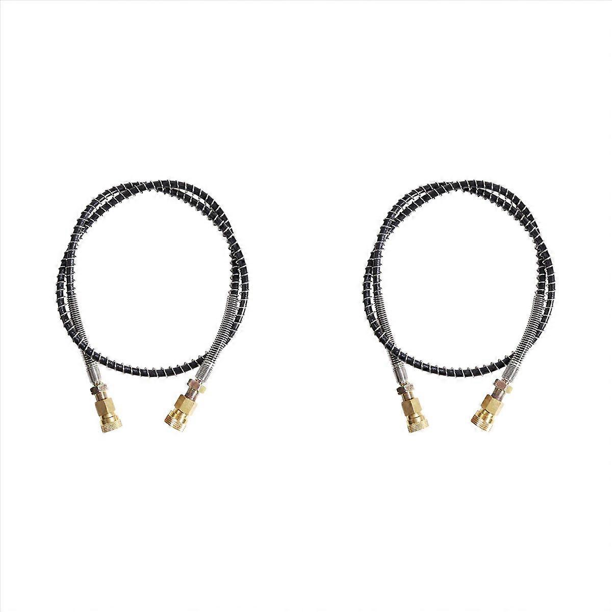 High Pressure Hose with Spring Wrapped 100cm Air Refilling Pump Hose