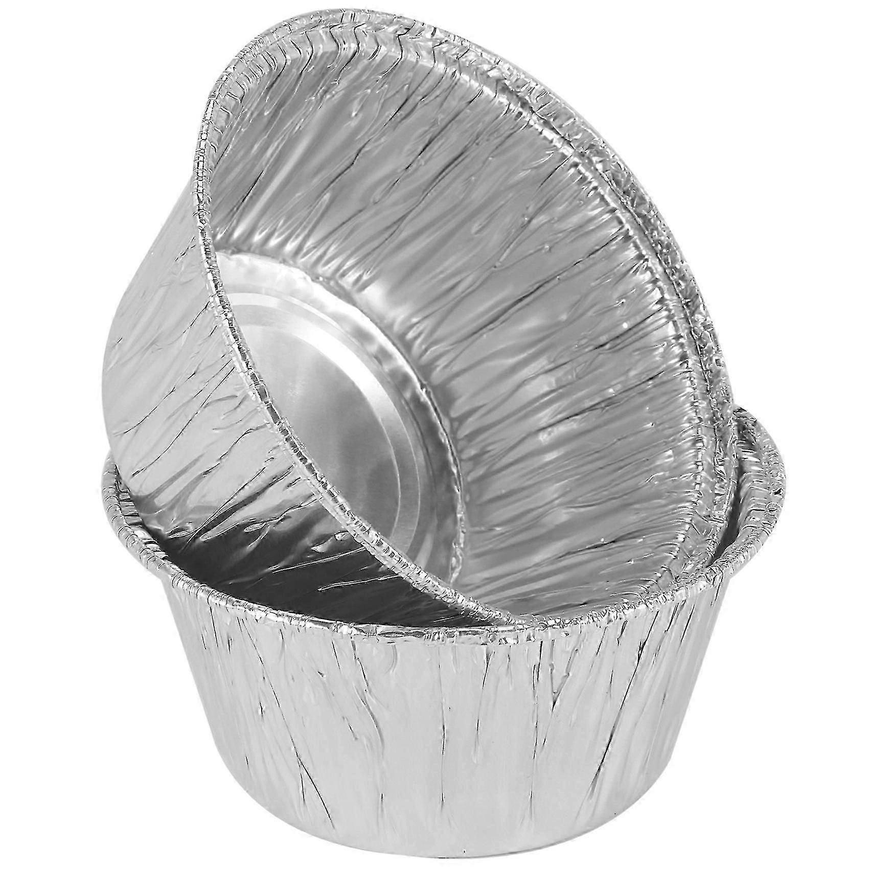 150 قطعة أكواب كب كيك رقائق الألومنيوم أكواب خبز الكعك Ramekin ، بطانات الكعك التي يمكن التخلص منها ، Ramekin Ho