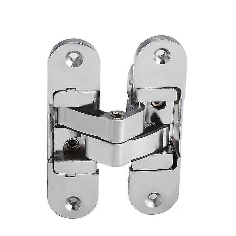 3d Invisible Hinge. Satin Stainless Steel.2 Pieces30*110mm (left + Right)