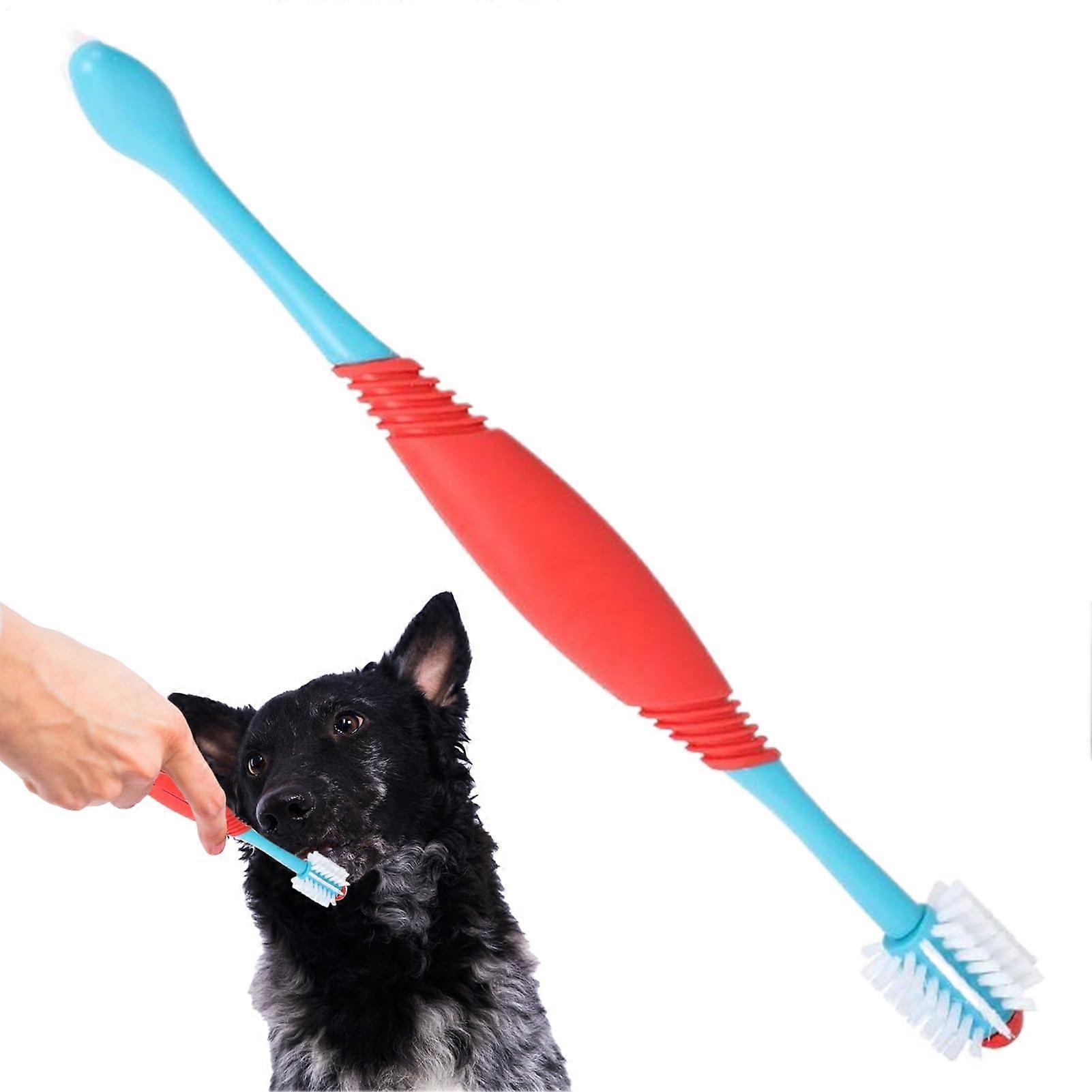 Dog Tooth Brush DoubleHeaded Teeth Cleaning Brush For MultiPet Pet Health Care At Home, Travel, Outdoor Grooming