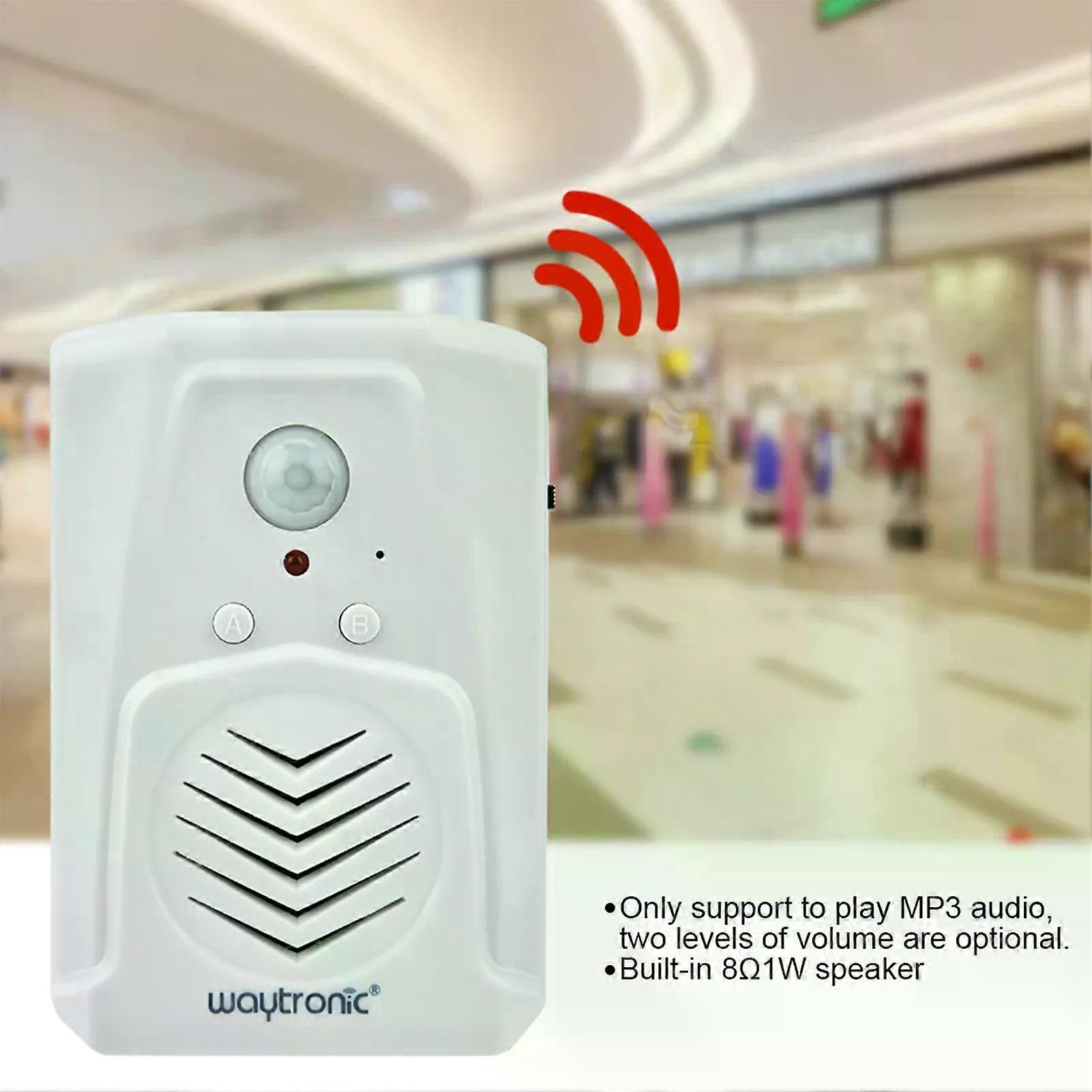 Doorbell Alarm MP3 Doorbell Sensor Doorbell USB/Battery Powered Motion Sensor Alarm MP3 Audio Player Infrared Induction Doorbell