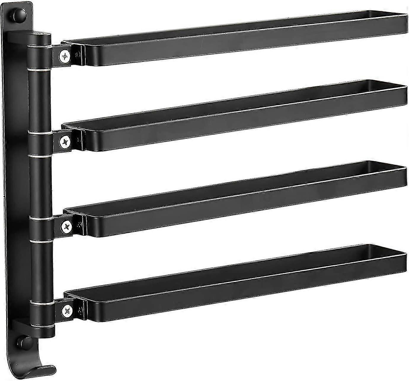 Bathroom Towel Rack Wall Mounted Towel Rack With 4 180rotating Bars