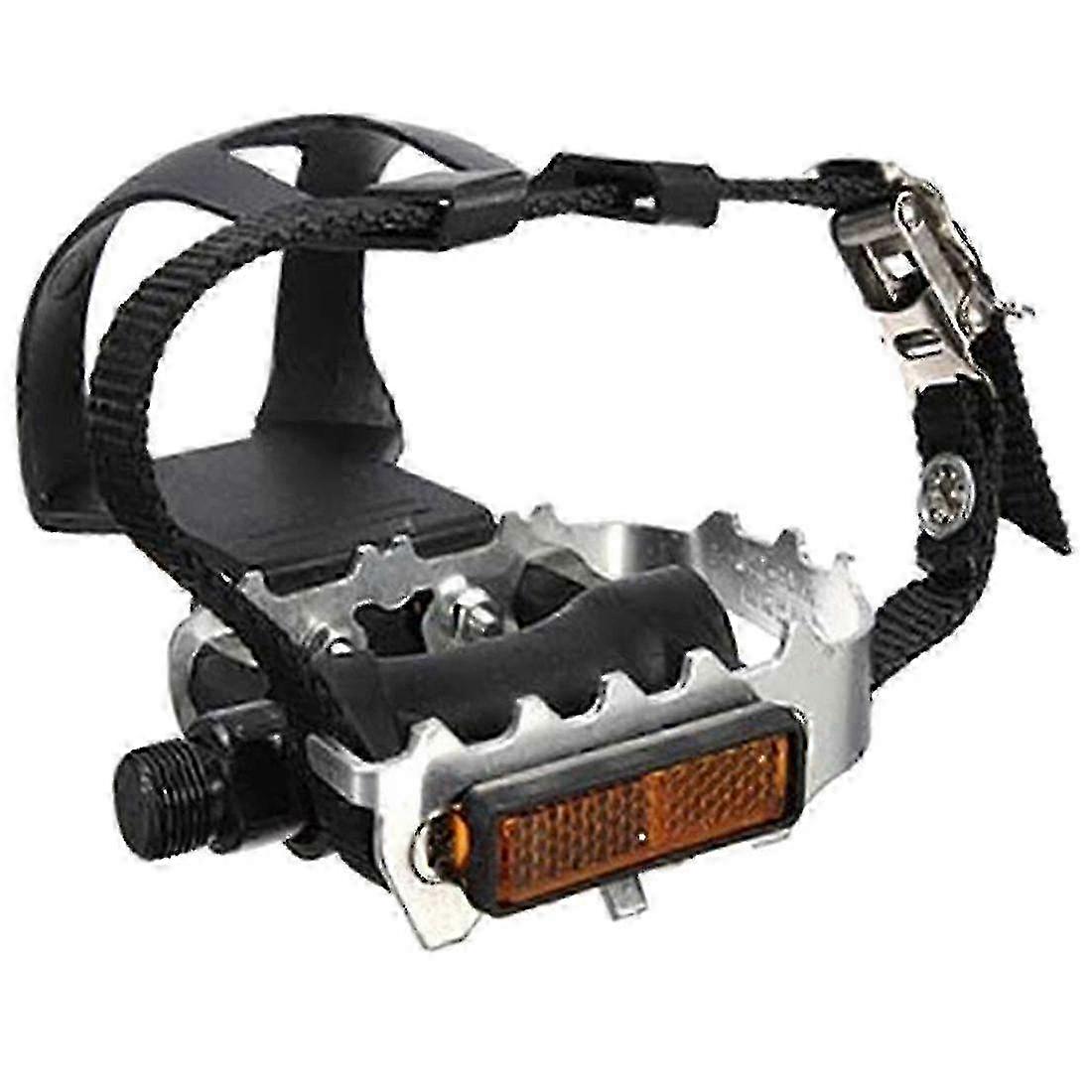 Bike Pedals with Secure Strap System for Safe Riding Experience