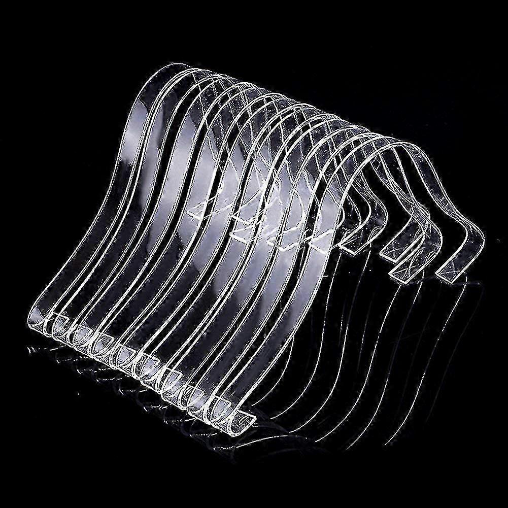 10 Pcs/5 Pairs Acrylic Clear Sandal Shoes Display Stand Inserts Holders Shoe Display Rack Shoe Support For Women's Shoes