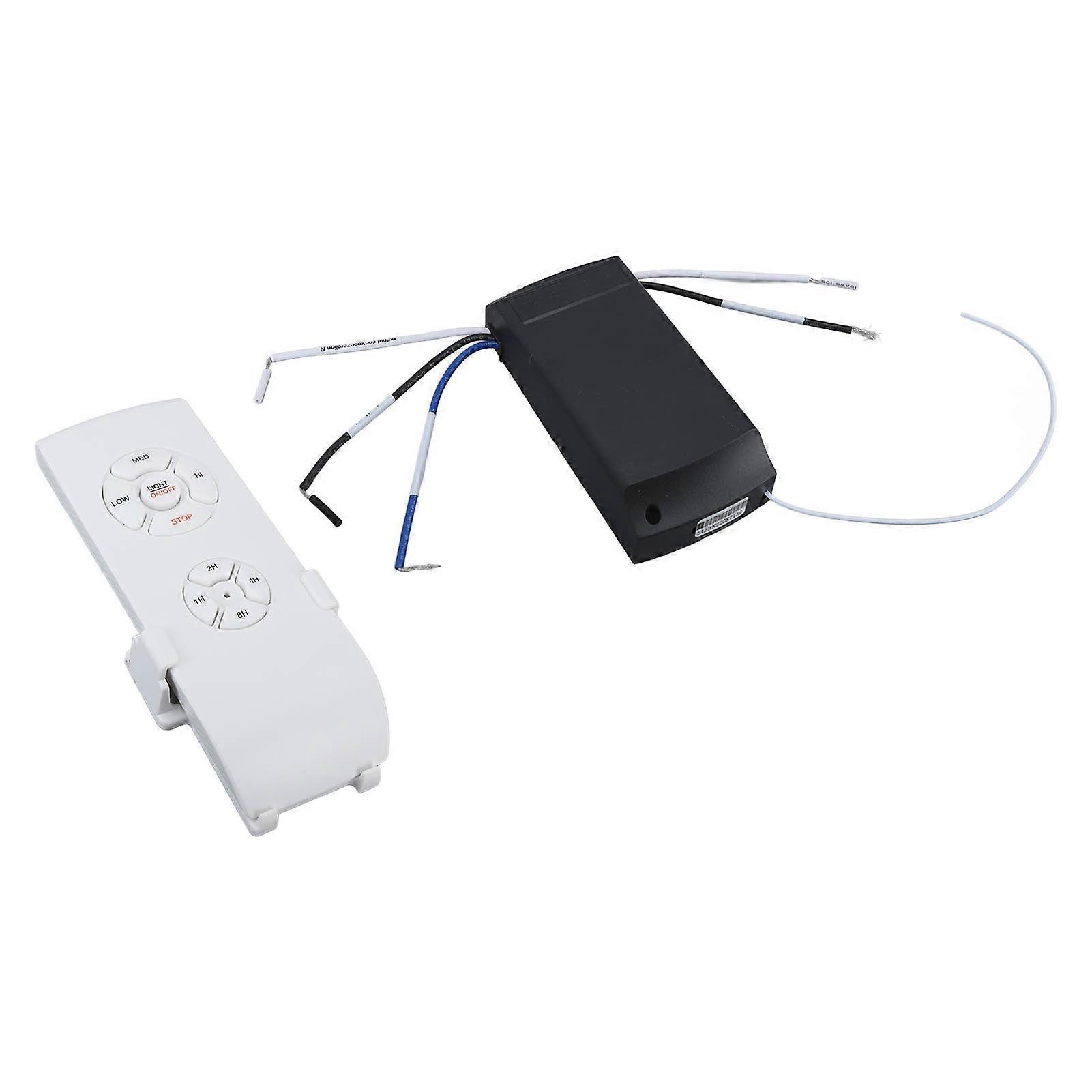 Universal Ceiling Fan Remote Control Kit Wireless Ceiling Fan Light Remote Control Kit English Version 85‑240V 