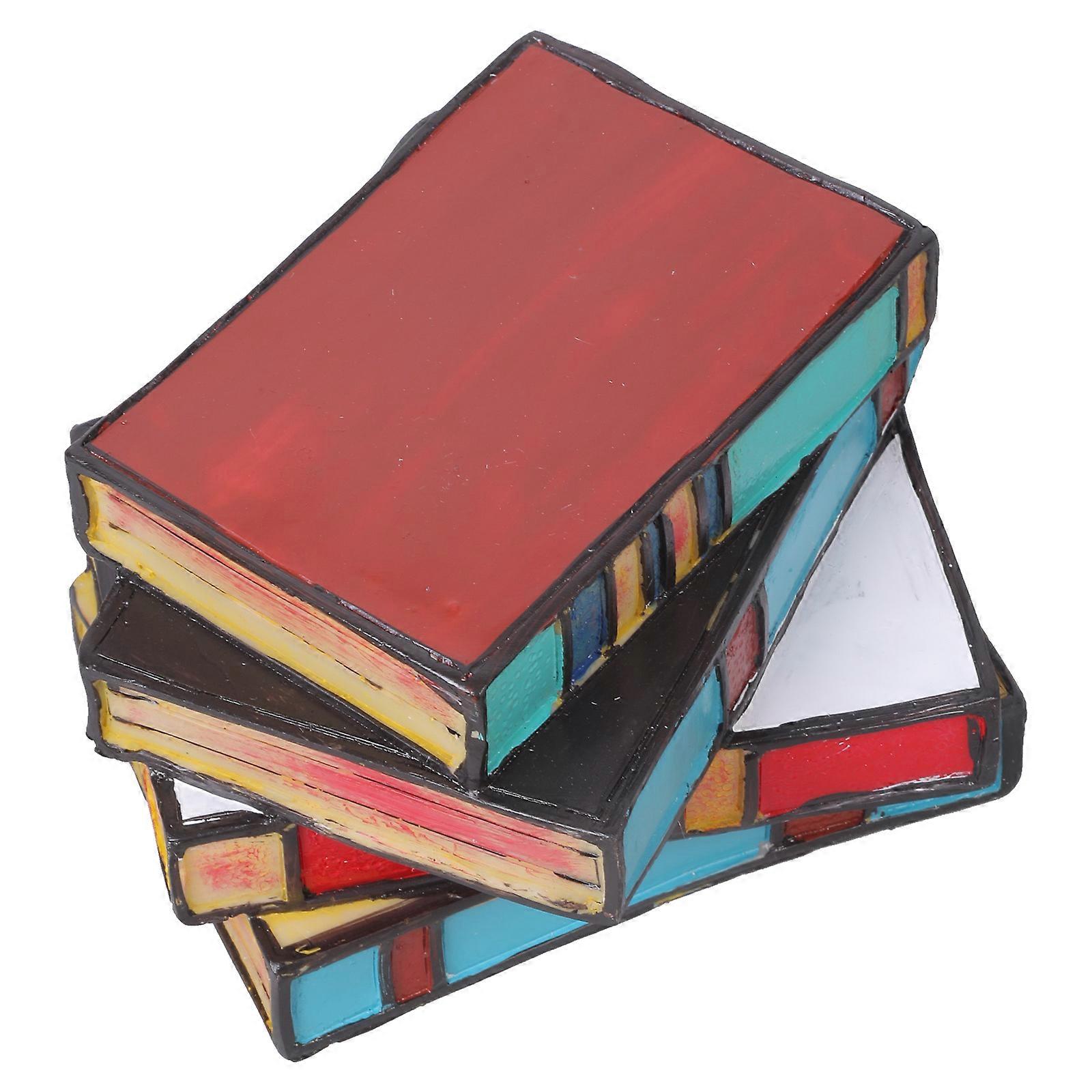 Functional Book Light Stained Glass Reading Desk Light Aesthetic Lighting Solution Warm Lighting for Reading Pleasure Multicolor