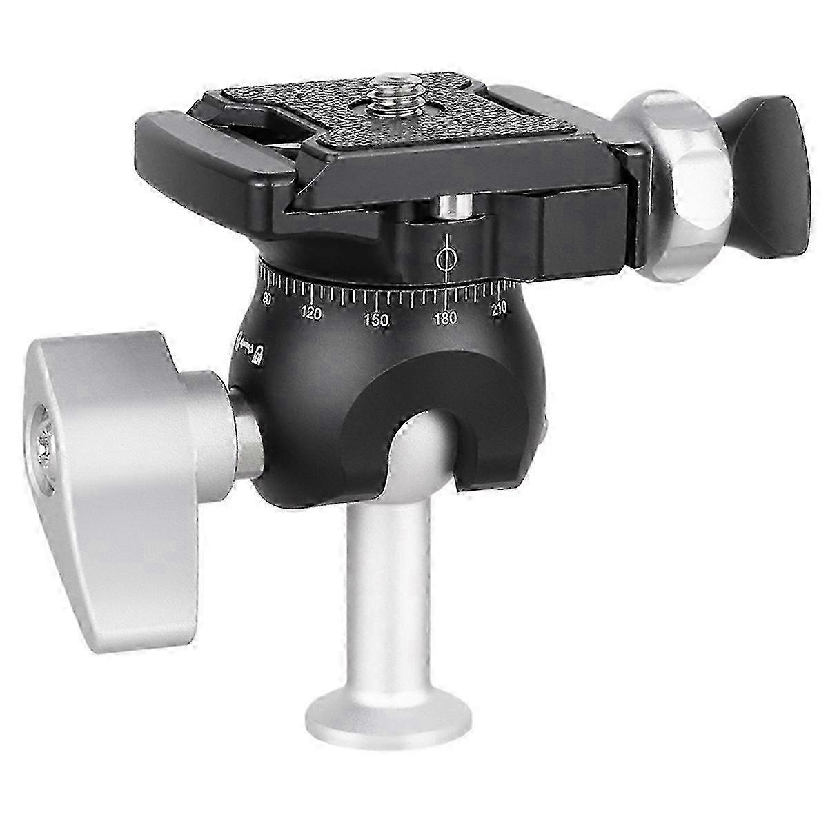 360-Degree Rotating Mini Camera Tripod Head with Reverse Ball Mount Edition 1107
