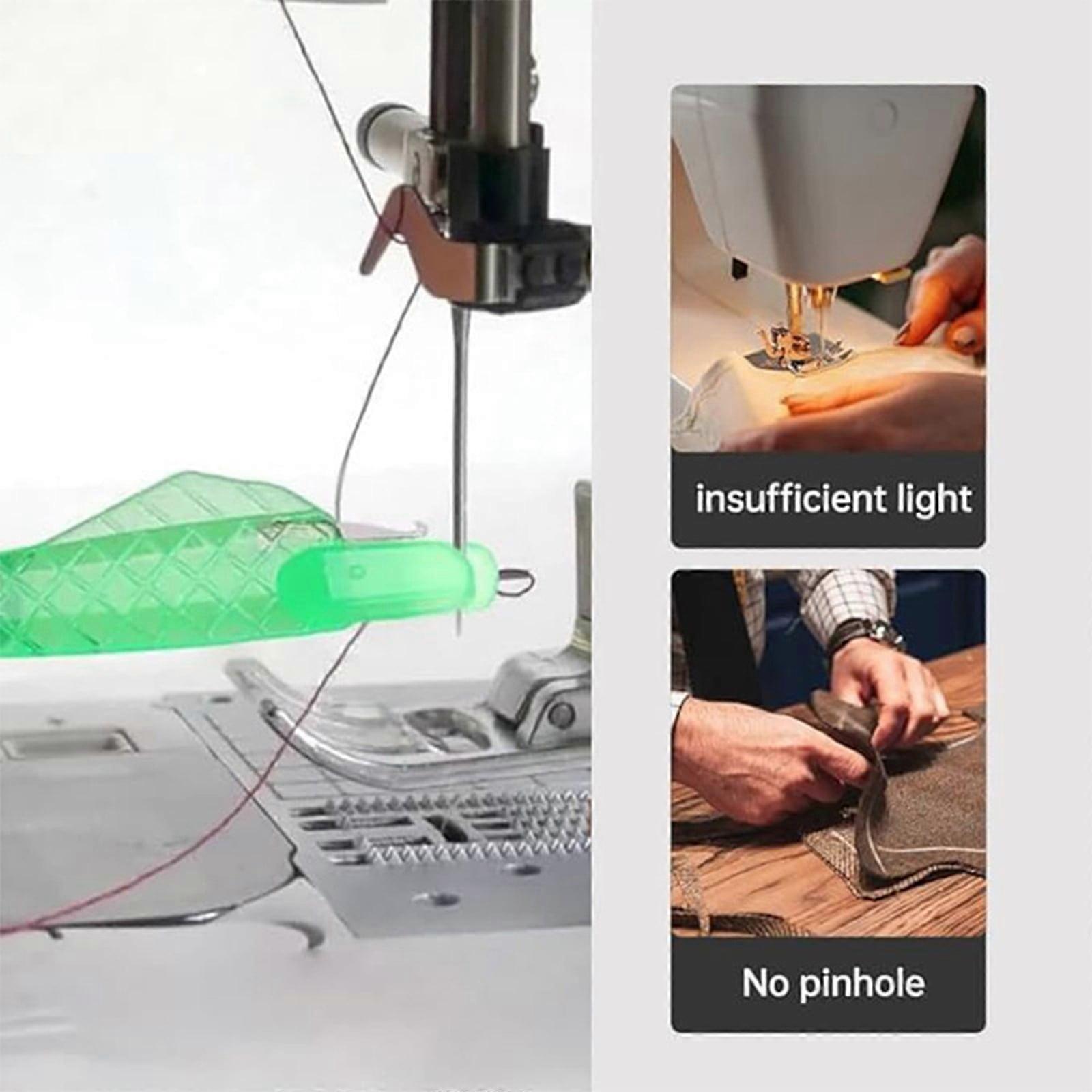 Fish Mouth Sewing Machine Needle Threader 2024 New Automatic Self-Thread Needle Tool, Compatible with Standard Needles - Quick & Easy Loop for Home