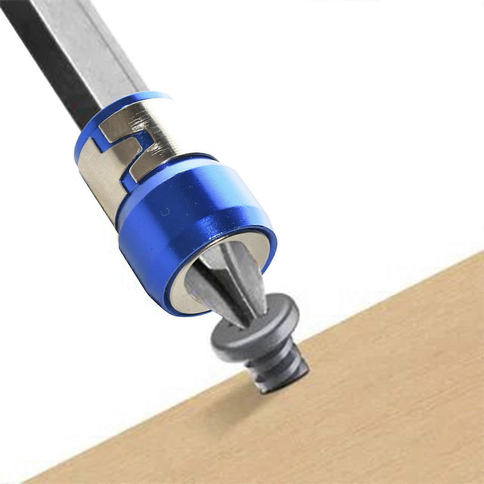 YMARPT Magnetic Screw Ring Holder, Swiveling Bit Tip Holder with Magnetic Ring, Removable for Hex Screwdriver & Power Bits, Household Tool