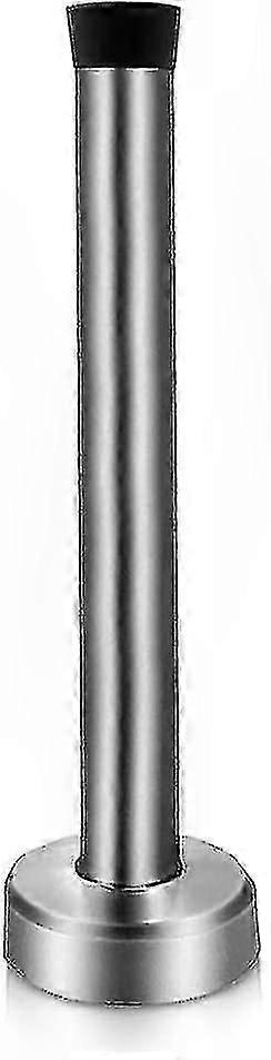 6" Wall-Mounted Door Stop with Sound Dampening Rubber Padding