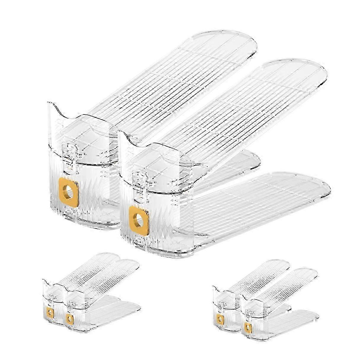 Adjustable Shoe Slots Space Saver Shoe Rack for Cabinet Storage