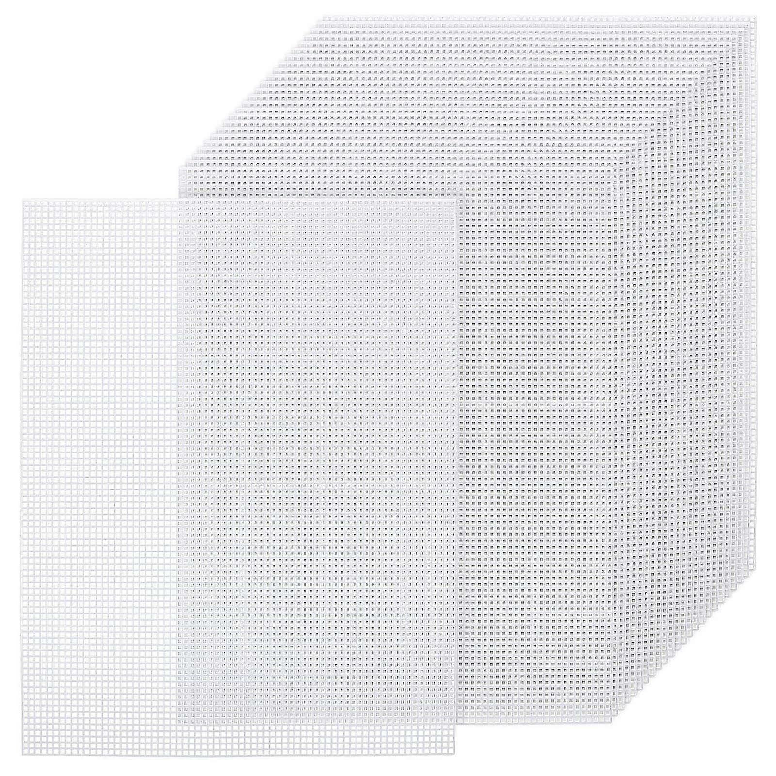White Plastic Fabric Sheets For Handmade Craft Projects Easy To Clean Multicolor