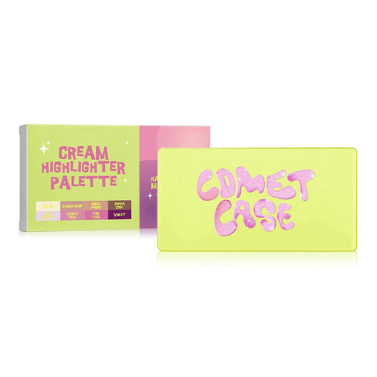 Highlighter Makeup Palette Lasting Highlighter Palette Face Color Corrector Palette Contouring Pallet for Woman Makeup Multicolor