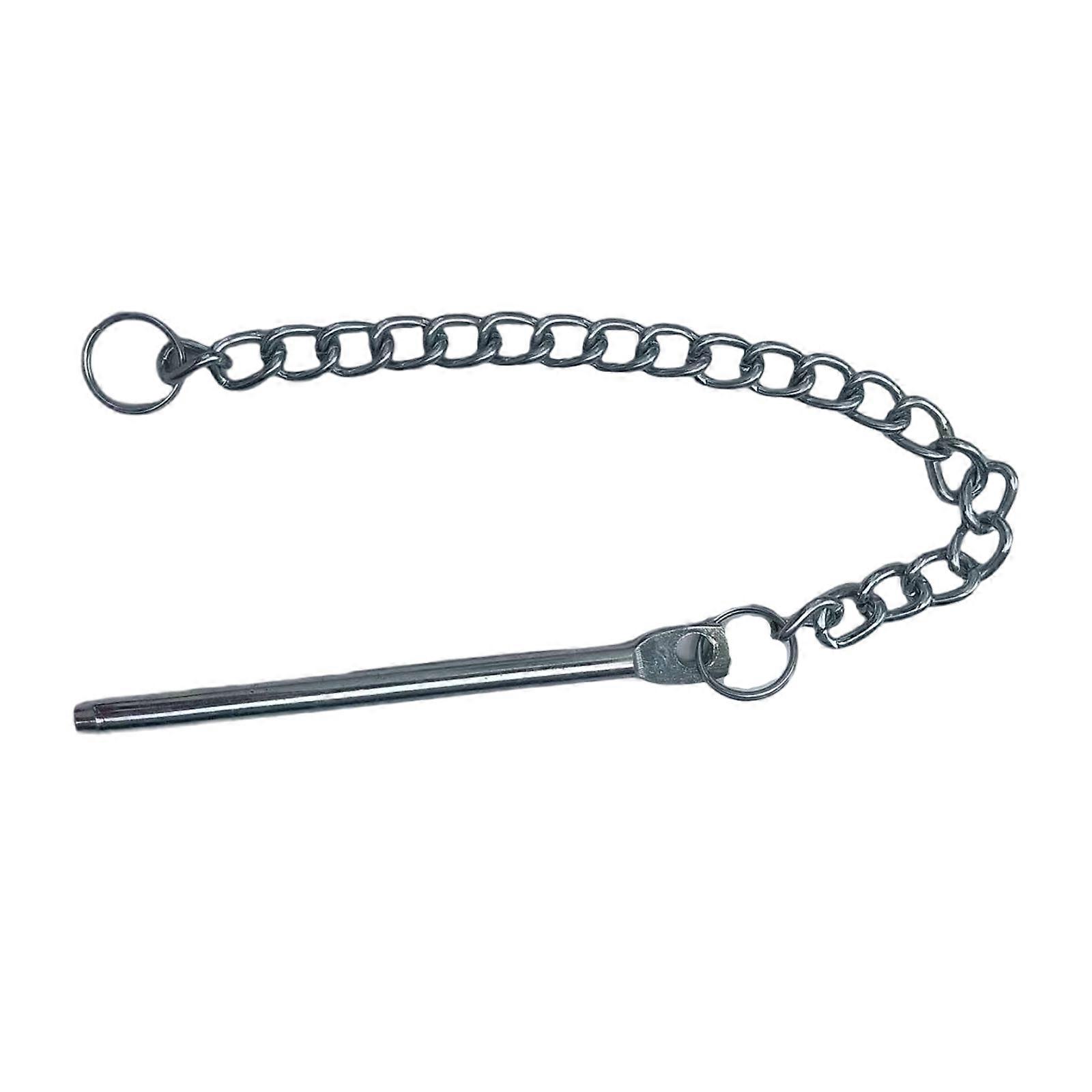 Global Locking Pin With Secure Chain Mechanism Impermeable Iron Building For Deck Garden Camping Use Multicolor