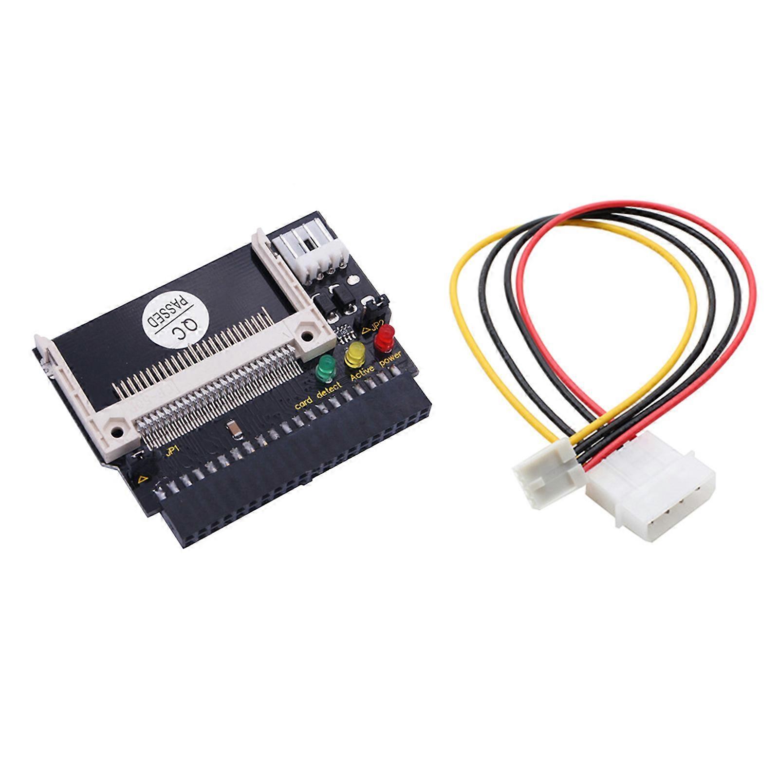 Memory Card Adapter Compact Flash Memory Card to 40pin IDE Hard Drive HDD Converters Adapter Hard Drive Adapter Multicolor