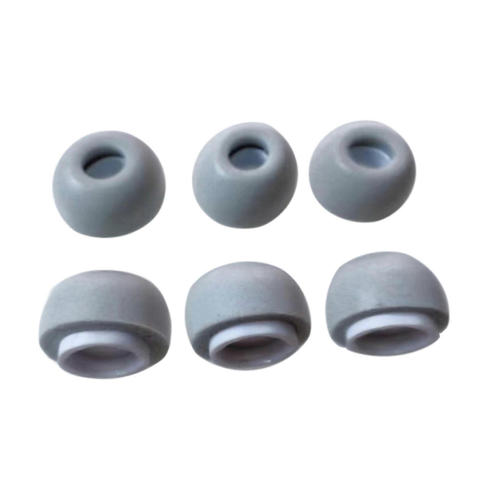 Soft Ergonomic Memory Foam Sponge Earbud Tip Covers Protector Case Sleeve Enhancing Stability Sound for Buds 3 Headphone  Gray