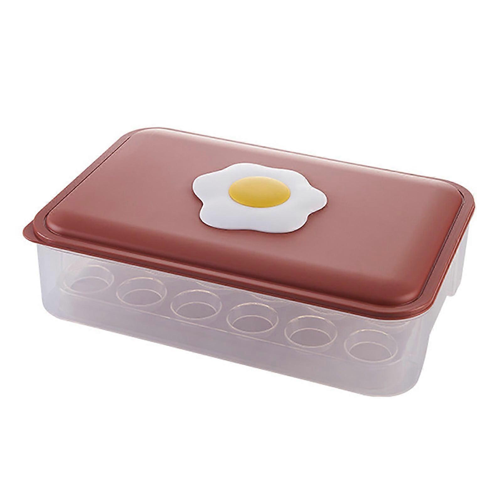 WinysinDrawer Type Tray Fridge Eggs Storage Holder Kitchen Drawer Style Eggs Container