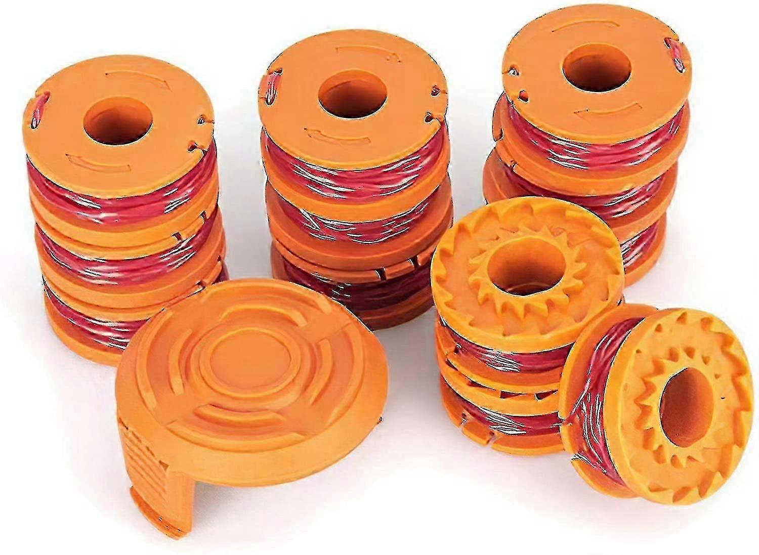 Replacement Spool Line For Worx Trimmer, Pack Of 13 (pack Of 12 Trimmer Lines, 1 Trimmer Cap) A