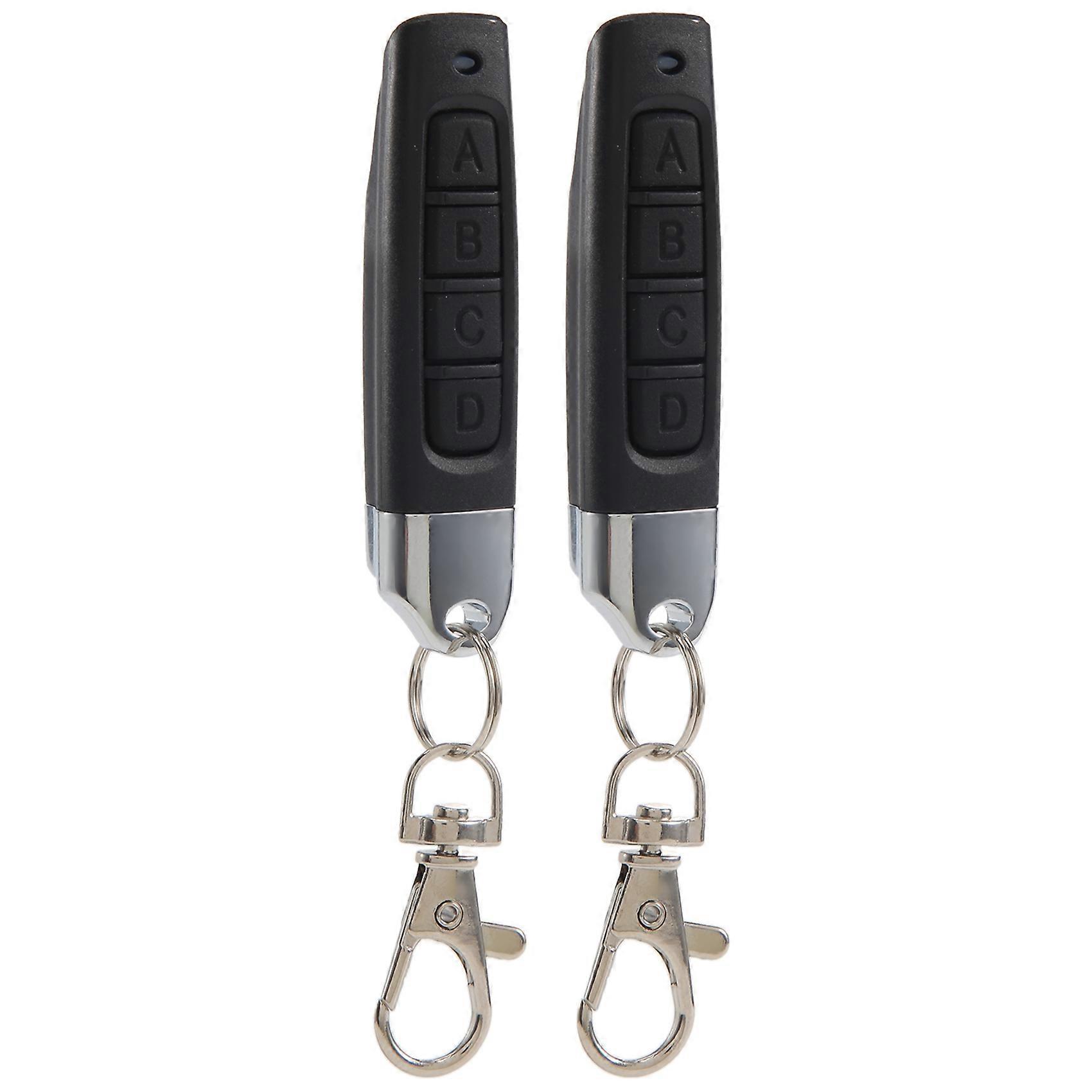 433MHZ Remote Control Garage Gate Door Opener Remote Control Duplicator Clone Cloning Code Car Key(2PCS)A