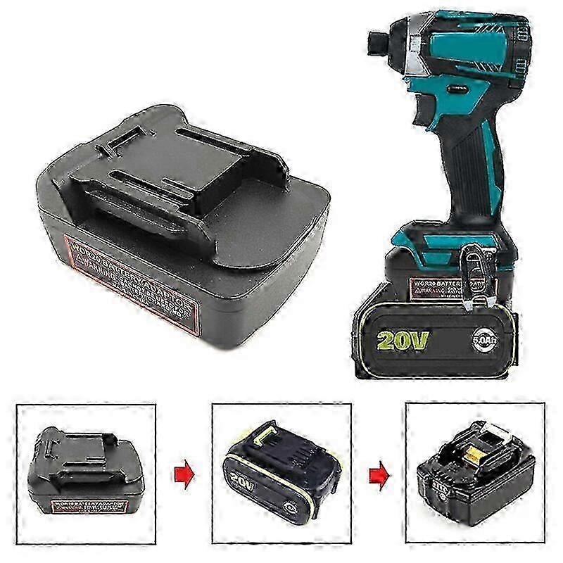 w Adapter Converter for Worx 20V 5Pin Battery Convert To for Makita 18V Power tool