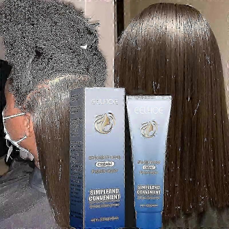 קרטין קרם החלקת שיער מקצועי טיפול פגום החלקה מהירה יותר מתולתל מקורזל טיפוח השיער קרם לתיקון חלבון טיפולים בנשירת שיער