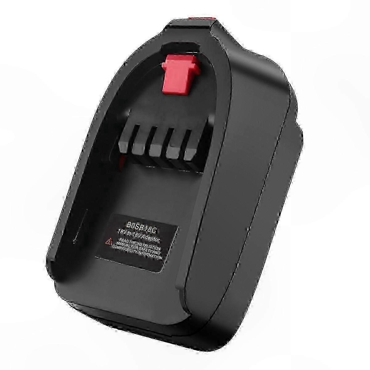18V Li-Ion Battery Adapter for Home Lithium Electrical Power Tools Compatibility with Bosch BAT618 Models