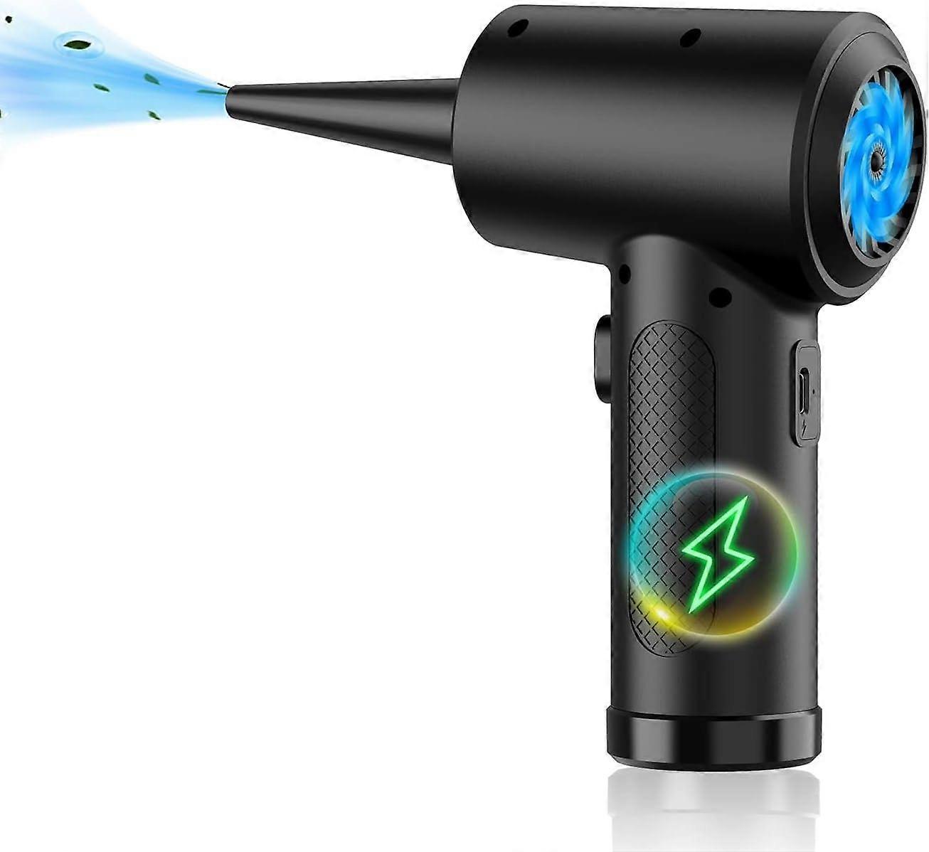 Electric Compressed Air Duster - High-Power Cordless Rechargeable Air Blower for PC, Keyboard