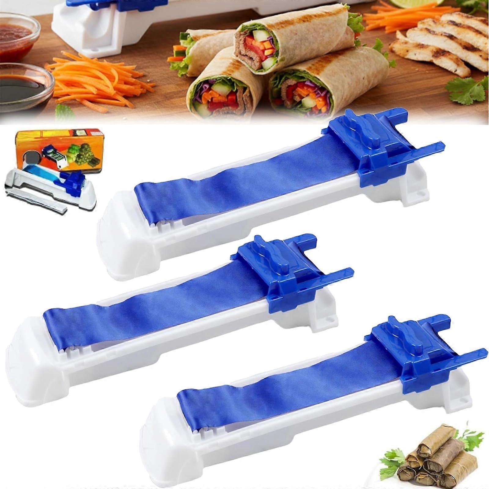 Lumpia Roller Set, DIY Vegetable Meat Wrap Tool for Uniform Rolls and Easy Cleanup, 3Pcs