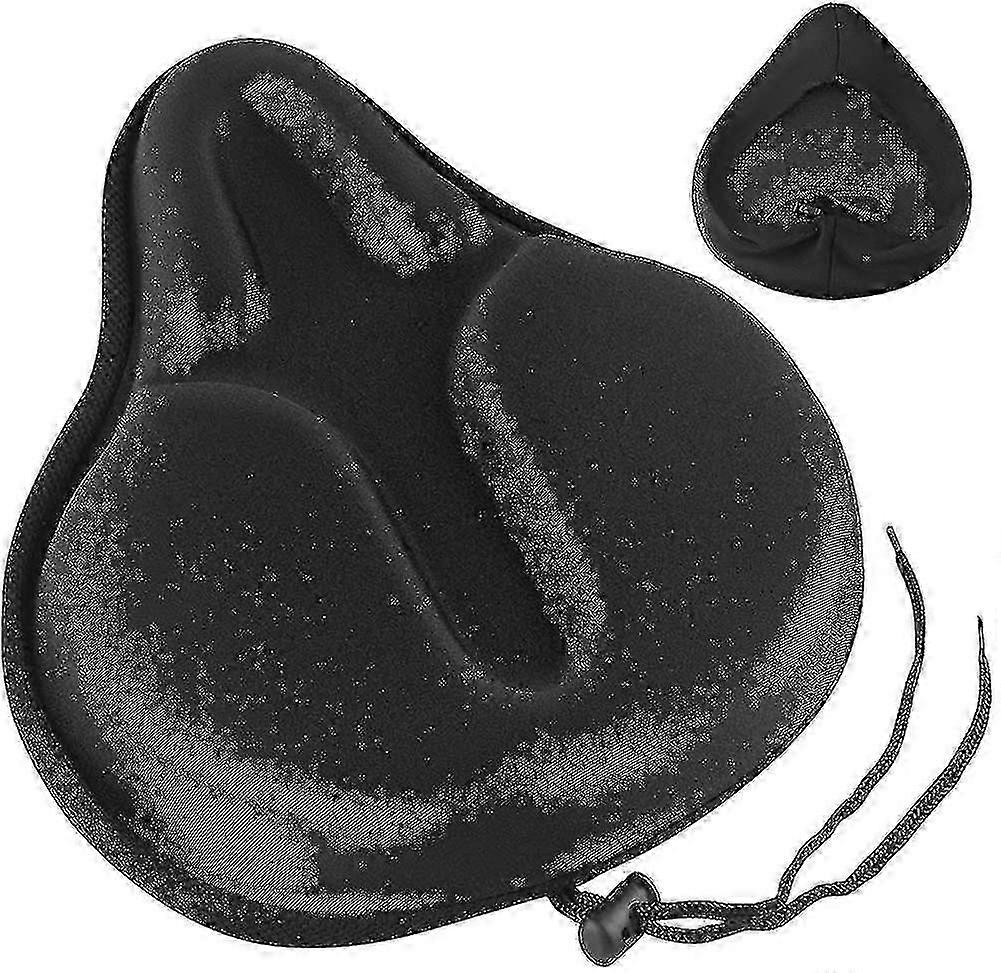 Μεγάλο κάλυμμα καθίσματος ποδηλάτου gel παραγεμισμένο, μαλακό μαξιλάρι κάλυψης καθίσματος ποδηλάτου για τις γυναίκες ανδρών