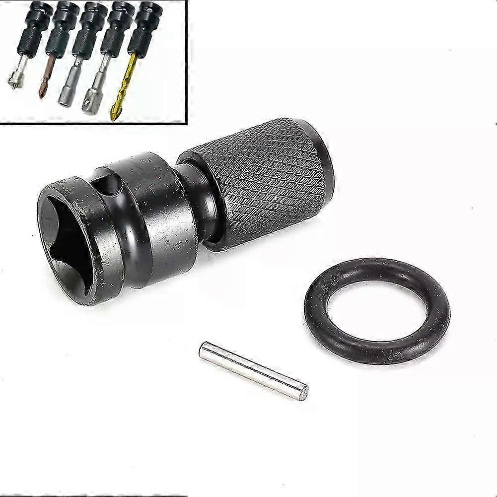 Drill Chuck Converter Socket Adapter Hex Shank 1/2Drive To 1/4 Impact Drilling Bits Driver Quick Load Adapter For Power Tools