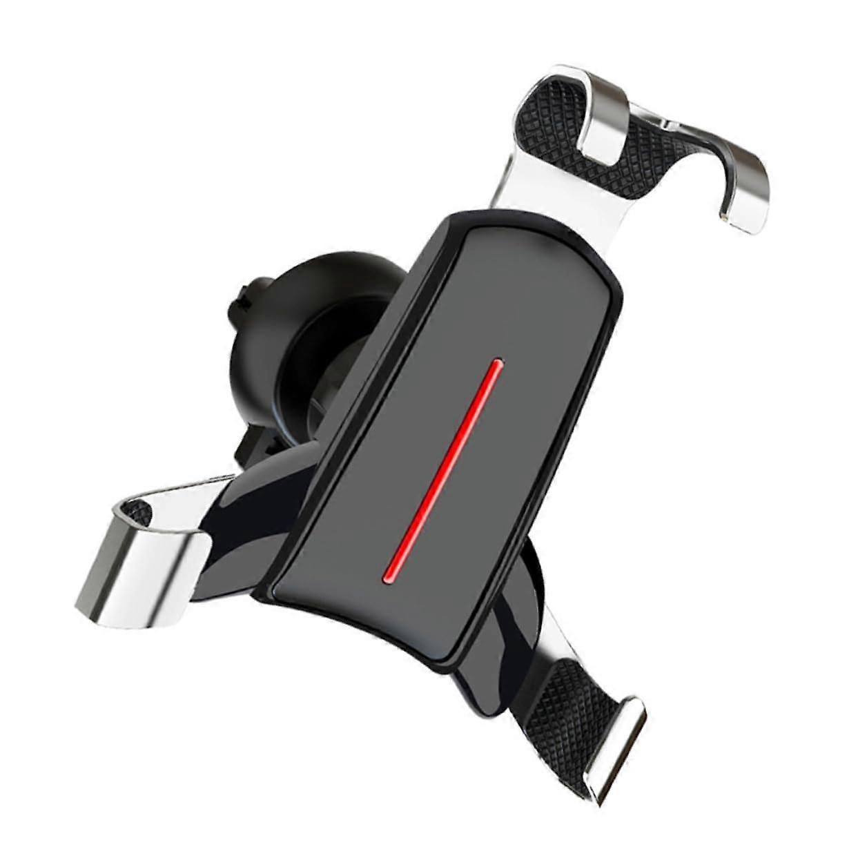 Universal Car Vent Phone Holder with Stable Triangle Grip, 360° Rotation and Secure Clamp for All Smartphones