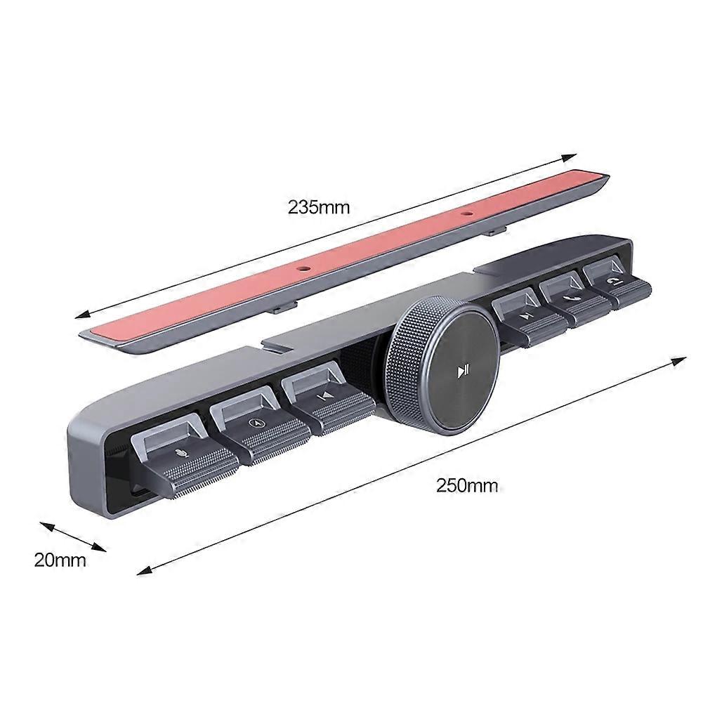 Smart Steering Wheel Controller Wirelss Control Button 7 Keys Intelligent Party Control Adjust Volume LED Button