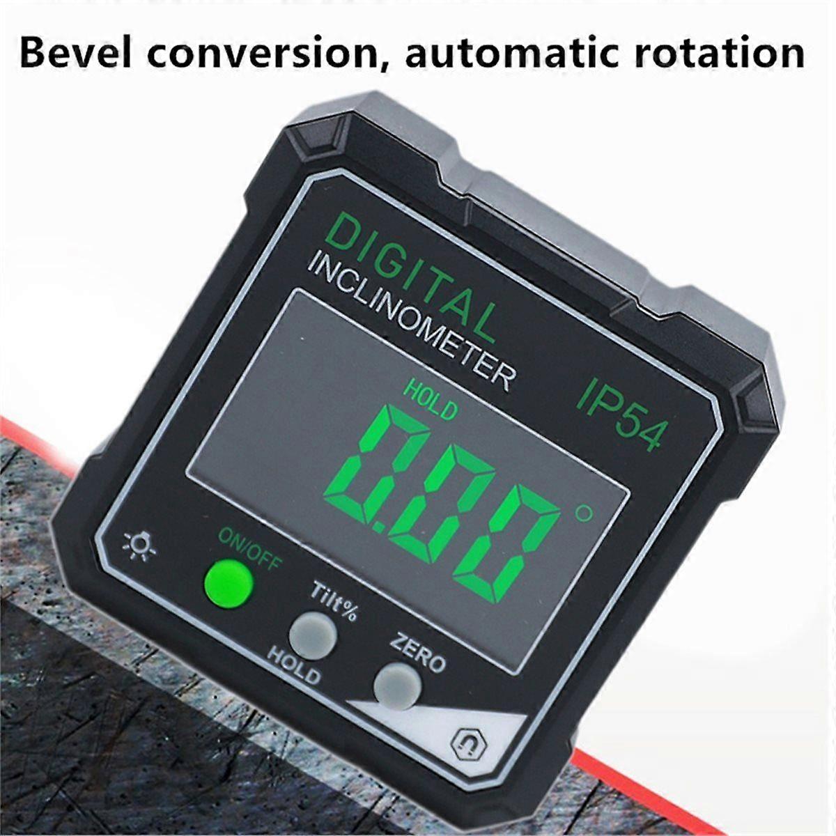 360 Mini Digital Angle Finder IP54 Measuring Digital Inclinometer Electronic Bevel Protractor with